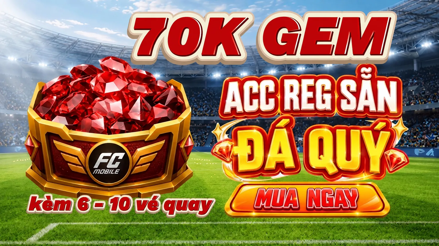70K-150K ĐÁ QUÝ VÀ 6-15 VÉ QUAY